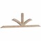 Ekena Millwork Richland Smooth Timber Gable Bracket, Douglas Fir, 108"W x 27"H x 3 1/2"D x 3 1/2"F, 6/12 Pitch GBW108X27X0404RIC00SDF - alternate 5